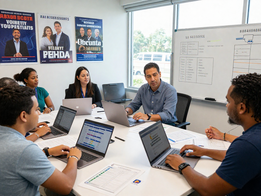 Voter data analysis in a political campaign office for effective county commission campaign marketing.